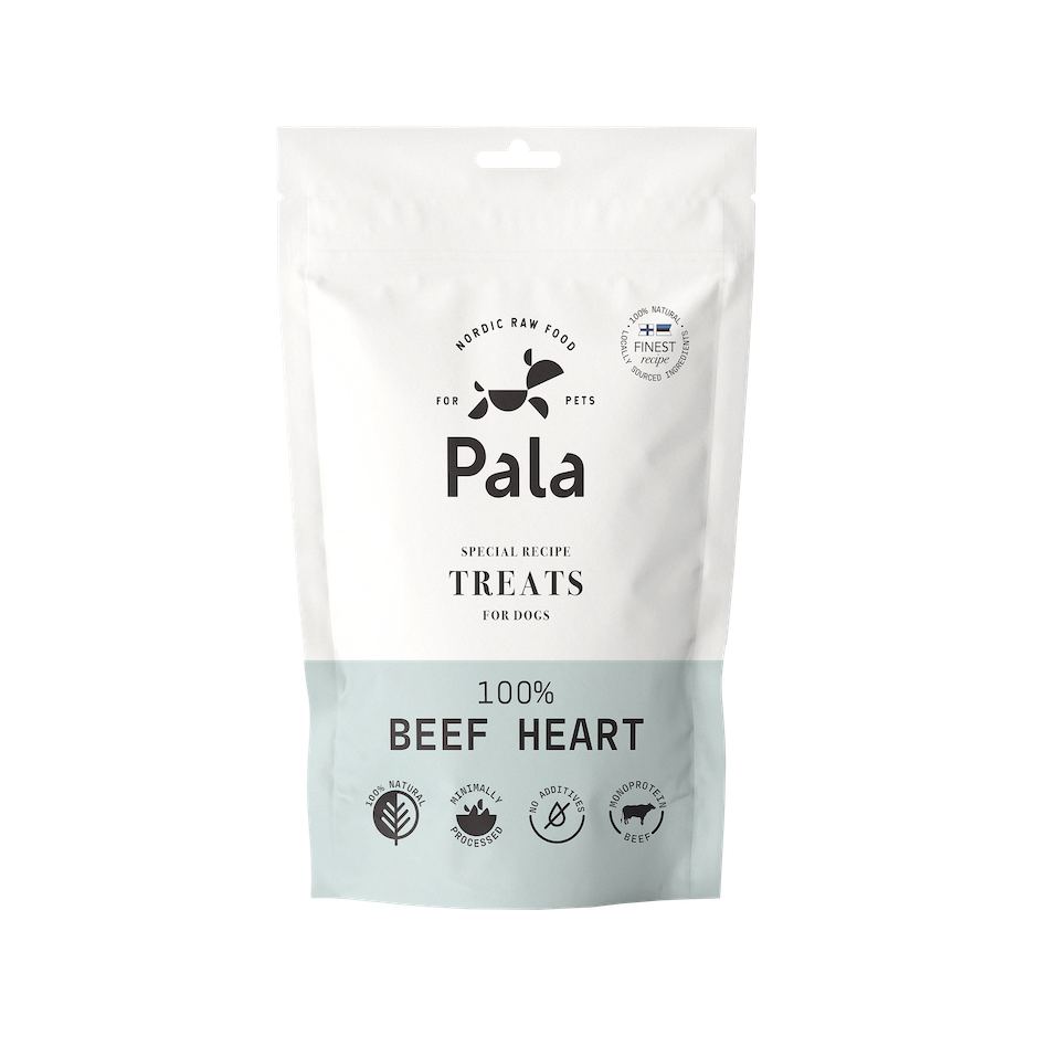 Pala hundgodis 100% nöthjärta 100g